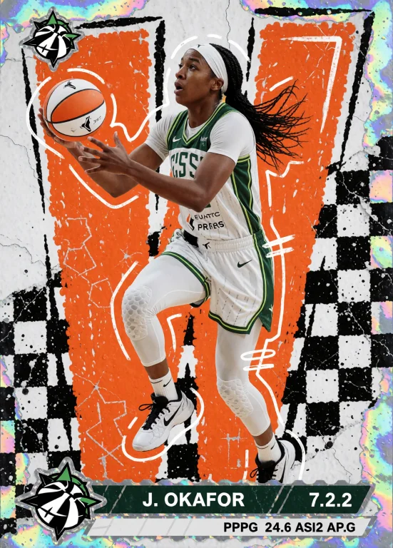Pstecrime, Adult Female Basketball Player In A Green And Whi...