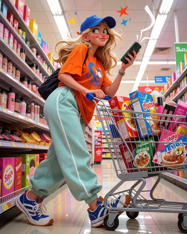 A Vibrant, Hybrid Animation-illustration Style Built On Smoo...