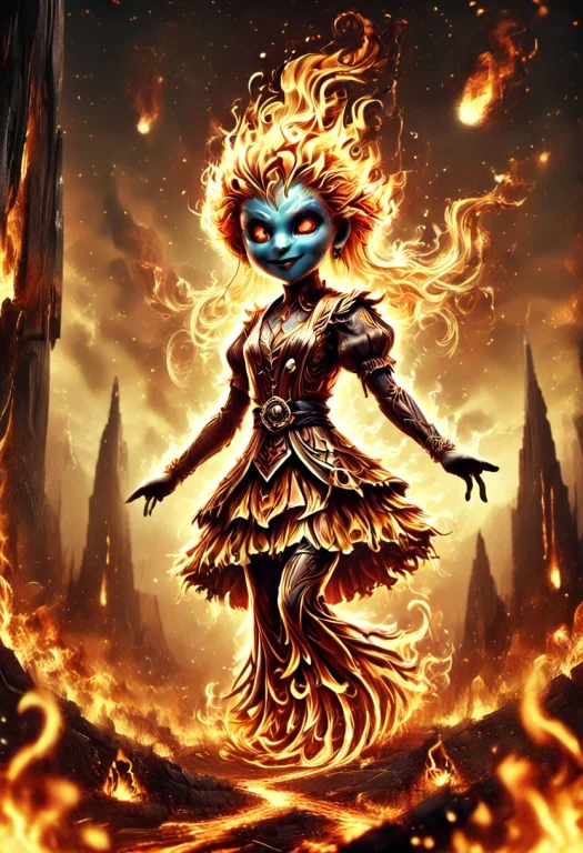 Fire, Flames, Made Of Flames, Flowing Flames, Glowing Embers...