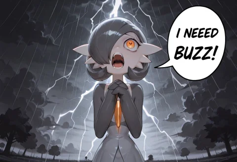 Masterpiece, Solo, Pokemon, Pokemon Species, Gardevoir, Dark... — Stable Diffusion AI Prompt: masterpiece, solo, pokemon, pokemon \(species\), gardevoir, (dark grey hair), pr...