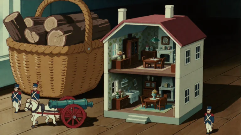 Whsprhrt1995, A Miniature Two-story House With Detailed Inte...