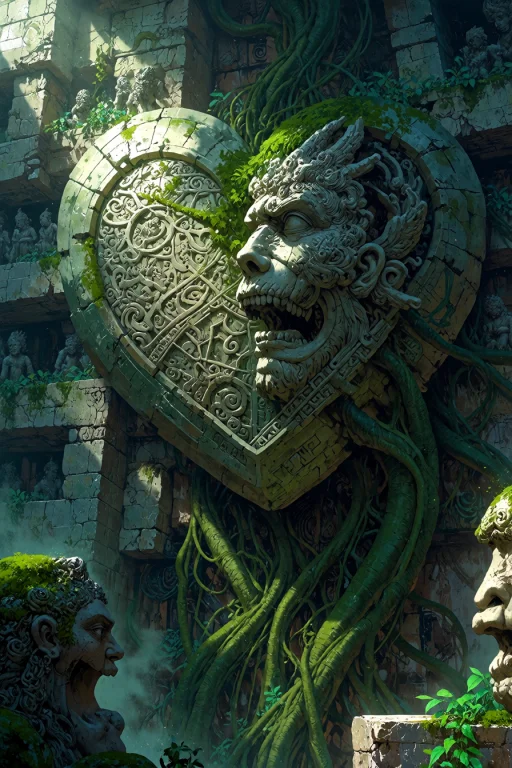 , A Heart 4the Temple Did Not Merely Sit Within The Jungle I...