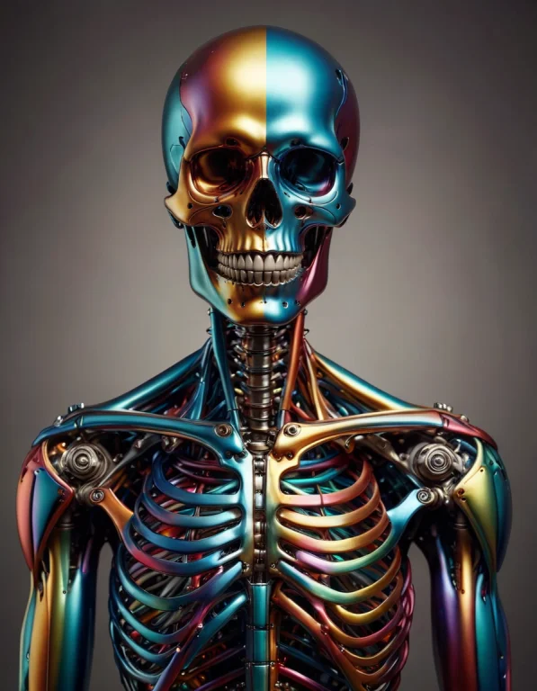Patchwork Of A Male Skeleton, Masculine, Loraral-andzdalmn0....