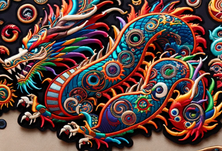 Ral-embroideredpatch, Magic Dragon Spit Tracer Bullets Expos...