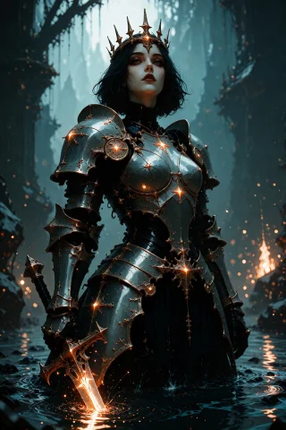 Zidiusart, Grimmspaint, Grimmsfantasy, A Regal Sovereign Of... — Stable Diffusion AI Prompt: zidiusArt, GrimmsPaint, grimmsfantasy, A regal sovereign of obsidian skin and ca...