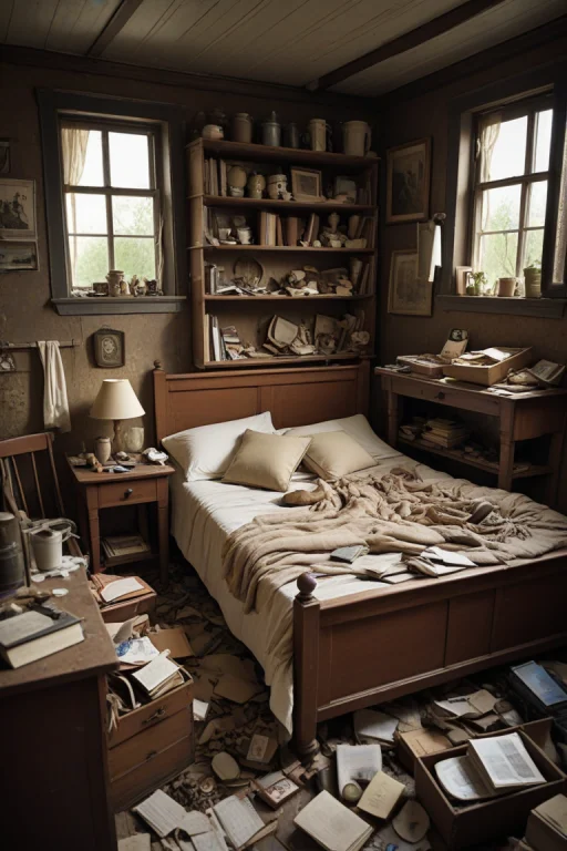 A Cluttered Expanse Of Discarded Items And Forgotten Treasur...