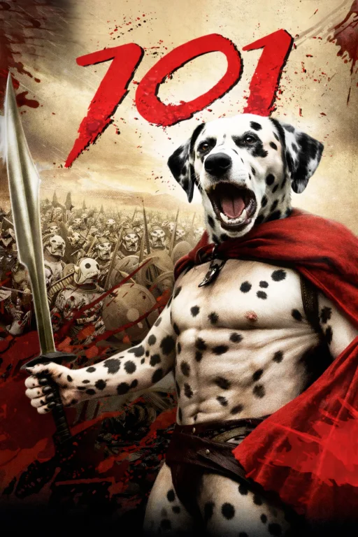A Cinematic War Poster Inspired By The Movie 300. An Anthrop...