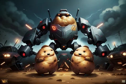 Score9, Score8up, Score7up,score9, Score8up, Score7up, Potat... — Stable Diffusion AI Prompt: score_9, score_8_up, score_7_up,score_9, score_8_up, score_7_up, PotatoPunkAI, (...