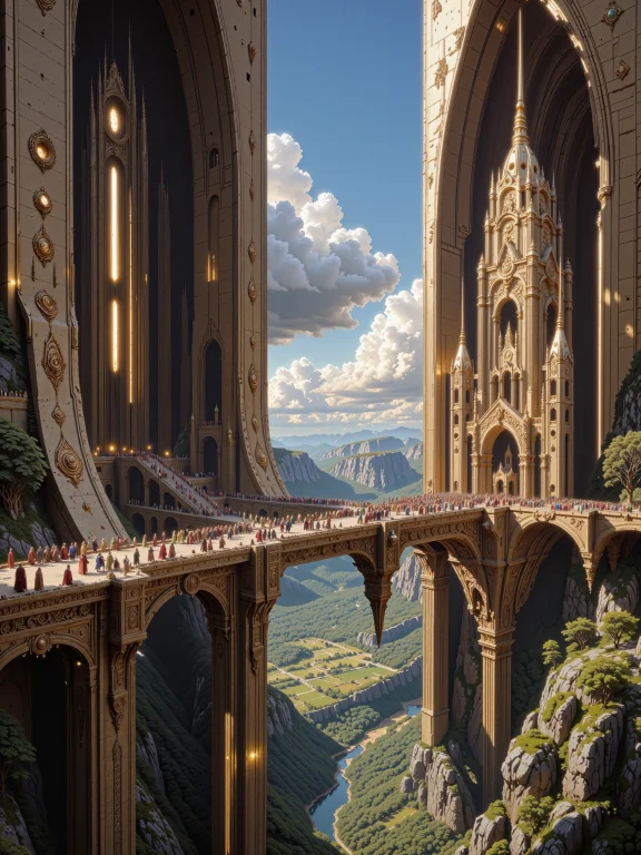 Symmetrical Architecture, Photorealistic, Realistic Painting...