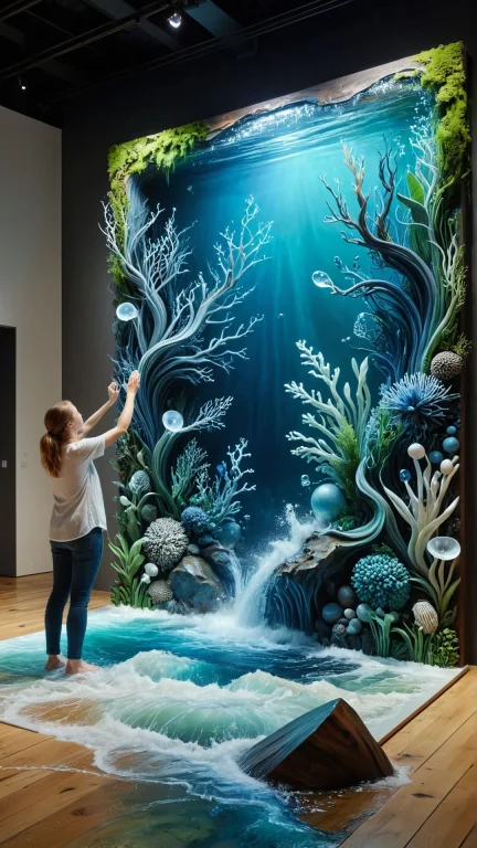 An Interactive Art Installation That Allows Visitors To Expe...