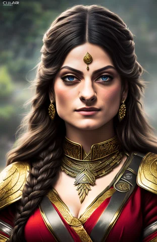 Photograph Of Mila Tkchar Warrior, Highly Detailed, Award Wi... — Stable Diffusion AI Prompt: photograph of (((Mila))) tk_char warrior, highly detailed, award winning image,...