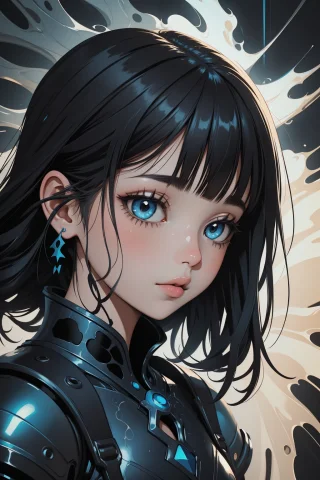 1girl, Loradark-fairy-tale-v2-full1 Dark Fairy Tale Illustra... — Stable Diffusion AI Prompt: 1girl, dark fairy tale illustration, (designed by Conrad Roset:0.7) , impressio...