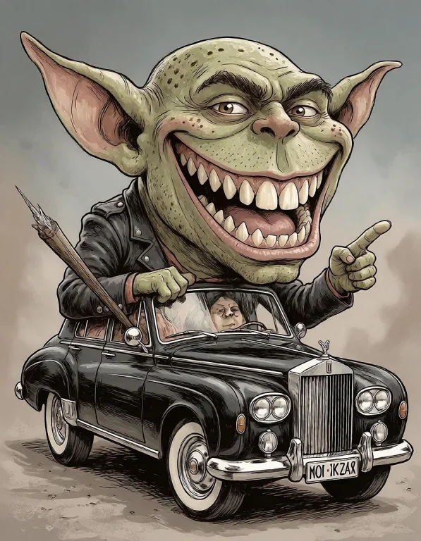 Funnycrushcomic, Ugly Grinning Goblin Crammed Into A Tiny Lu...