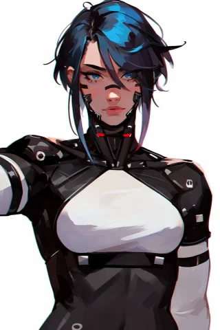 Signaliseulr Replika 1girl Solo Full Body Painterly, Loraeul... — Stable Diffusion AI Prompt: SignalisEULR replika 1girl solo full body painterly, 
