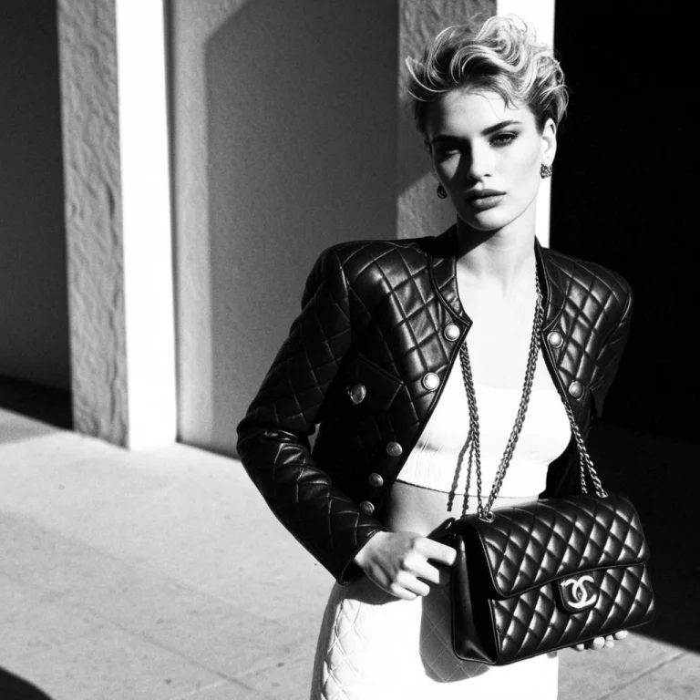 Supermodel, In The Style Of Chanel By Karl Lagerfeld, 1980s...