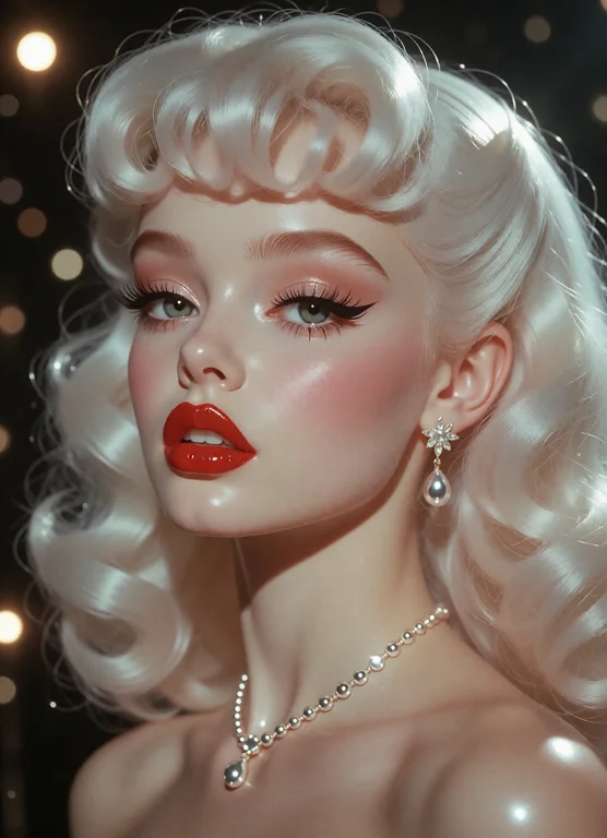 Panavision Movie Style, Glamour, Princess, Upper Body Portra...