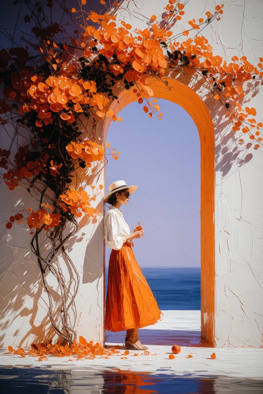 Zidiusart, Create A Vibrant, Sundrenched Oil Painting In A M...