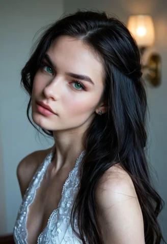 Ccindyjanedoe, Beautiful Face, Sharp Facial Features, High C... — Stable Diffusion AI Prompt: CCindyJaneDoe, beautiful face, sharp facial features, high cheekbones, angular j...