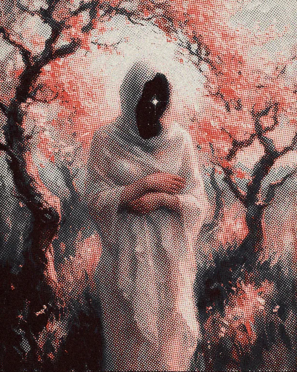 Arsmjstyle Impressionism A Figure Draped In Pale Translucent...