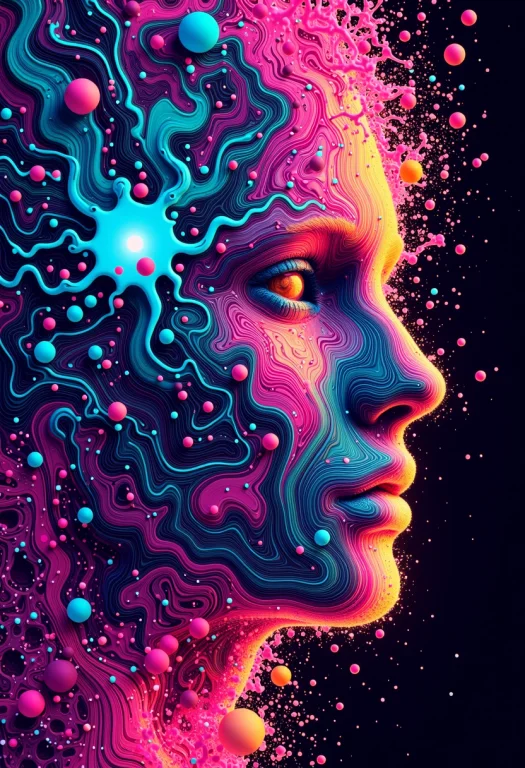 A Psychedelic And Trippy Album Cover Design For Connection25...
