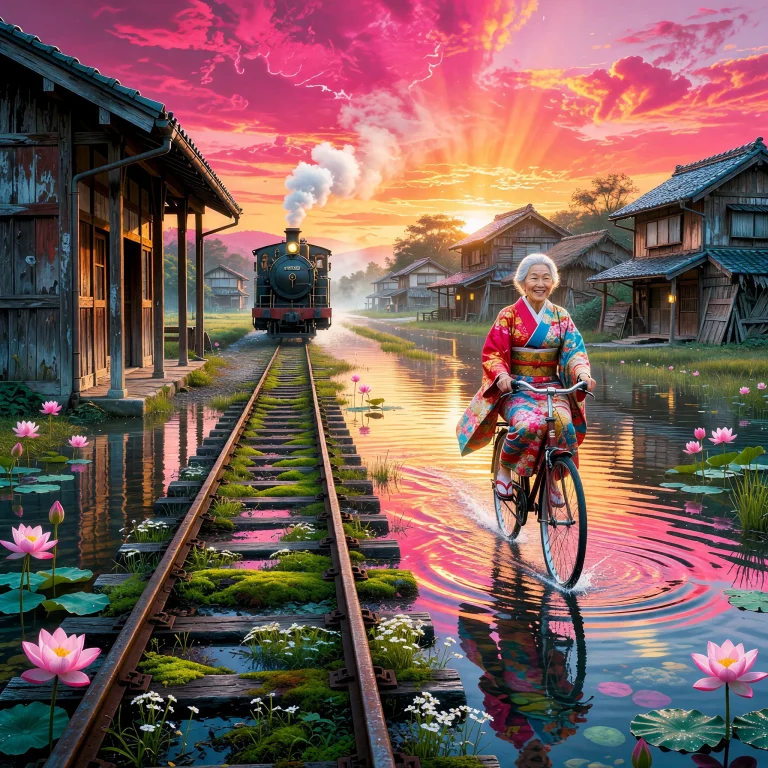 Epic High-fantasy Digital Art, Hyper-vivid Ultra-saturated C...