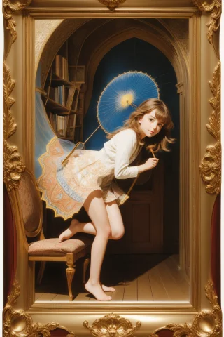 1girl, Detailed Art Stylized By John Tenniel1.1 And Rashad A... — Stable Diffusion AI Prompt: 1girl, (detailed art stylized by John Tenniel:1.1) and (Rashad Alakbarov:1.1) ,...