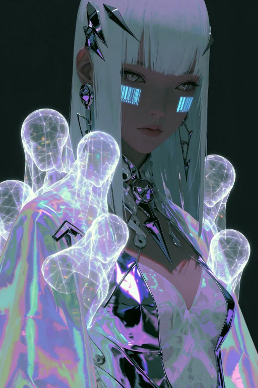 Highres, Absurdres,gl4sy4r4v, This Digital Illustration Depi...