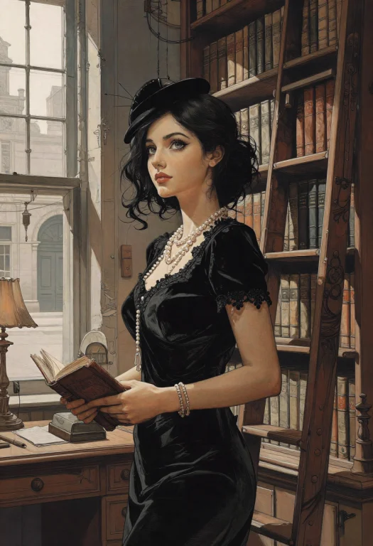 Bradhamel Art Style, A Russian Aristocratic Muse Inside An O...
