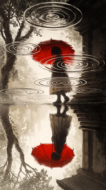 Njsw33t,zidiusart, A Surreal Minimalist Scene Viewed Entirel...