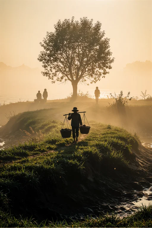 Zidiusart, Yfg-zaat Style A Photograph Of A Rural Landscape...