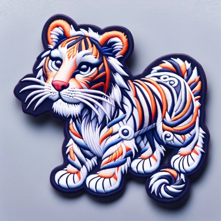 Ral-embroideredpatch, A Detailed Embroidered Patch Of A Styl...