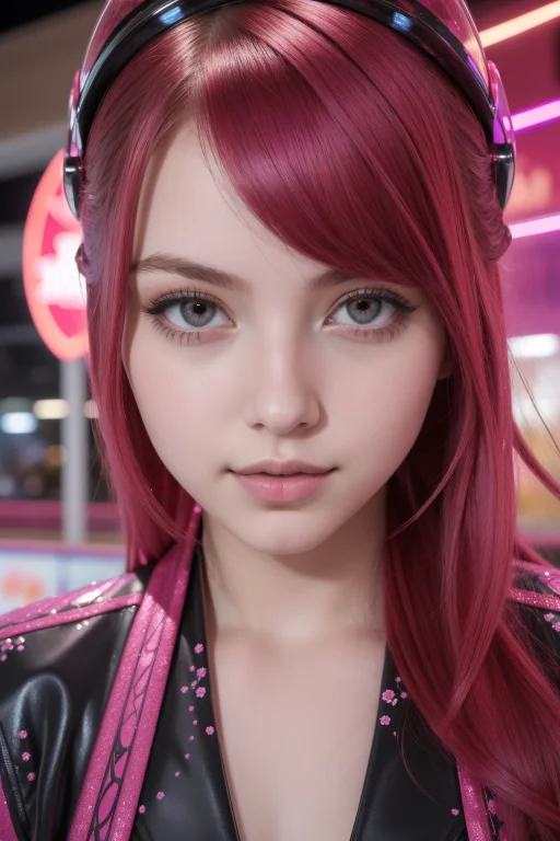 1girl, Detailed Portrait, Majestic, Close Up Of A Steelpunk...