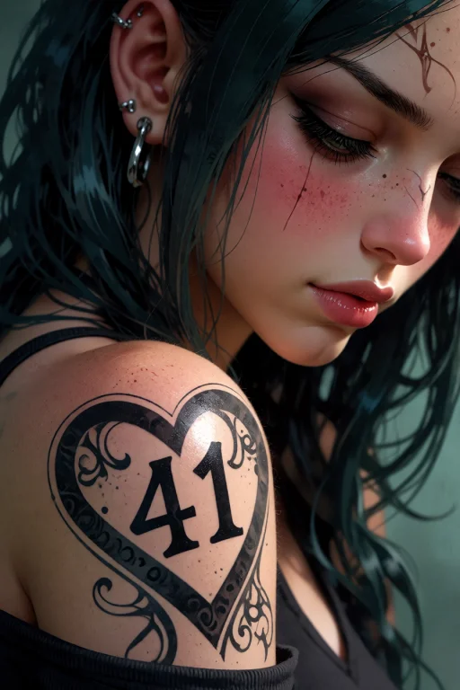 , A Heart 41 Tattoo On Left Shoulder, I Still Cant Believe Y...