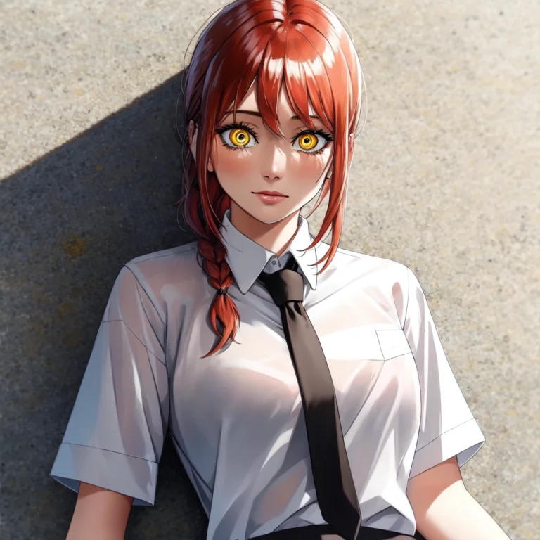 Embsksmakimatest,glowing Eyes1.2,solo,1girl,white Shirt,long...