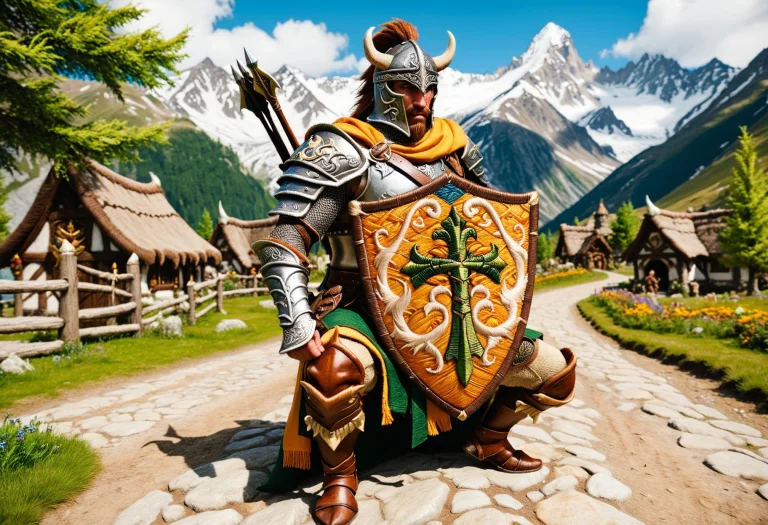 Ral-embroideredpatch A Detailed Wall Tapestry Of A Whiterun...