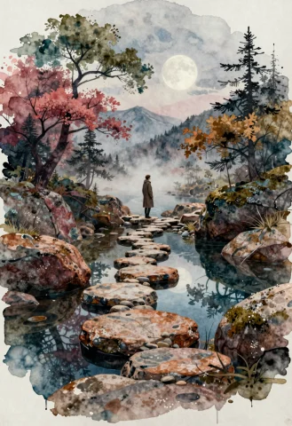 The Image Is A Vertical Portrait Photograph That Feels Like... — Stable Diffusion AI Prompt: The image is a vertical portrait photograph that feels like a high-resolution ed...