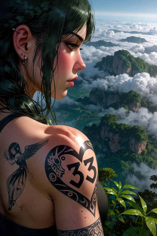 , A Heart 33 Tattoo On Left Shoulder, As The Amazon Jungle V...