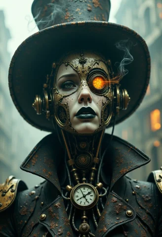 Cpstyle01, The Image Is A High-resolution Cgi Rendering, Cap... — FLUX AI Prompt: cpstyle01, The image is a high-resolution CGI rendering, capturing the haunting...