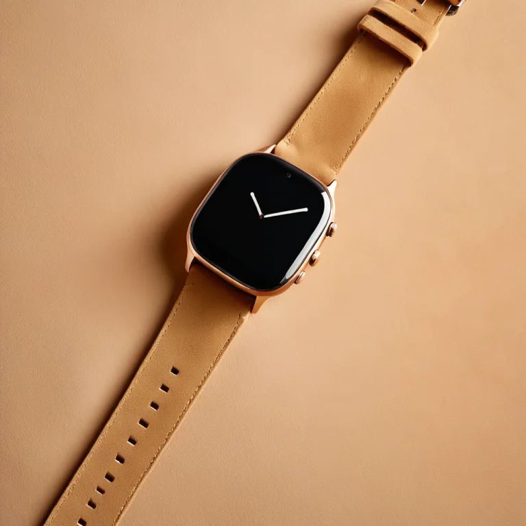 Loratech3suedecamelv10.80, Techsuede, A Smartwatch On Soft C...