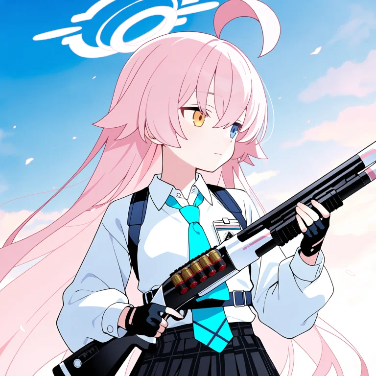 Masterpiece1.1, Pastel Colors, Holding Shotgun, Shotgun Shel...