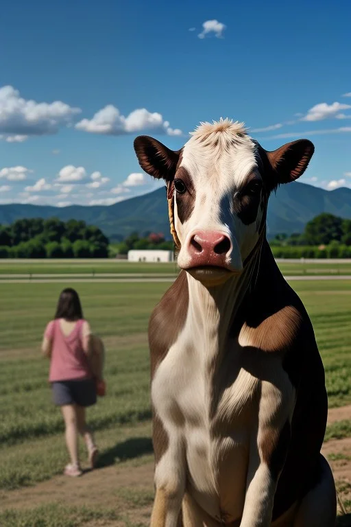 Nothing, A Cow With A Basketball, Ballin, Farmland, Farm,, N...