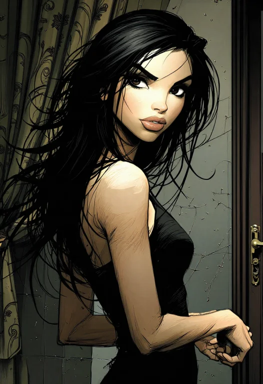 Bradhamel Art Style. Martina Garca Rojas, Mid-20s, Slender A...