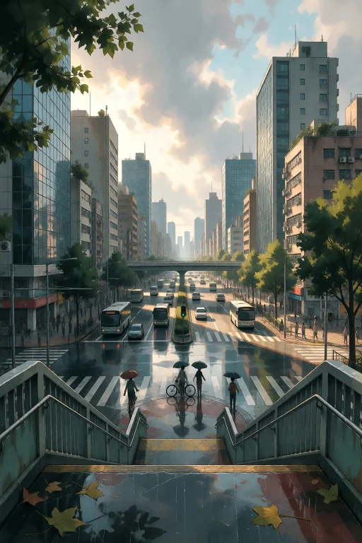 Strangedaal. A Photorealistic Urban Landscape Photograph Tak...