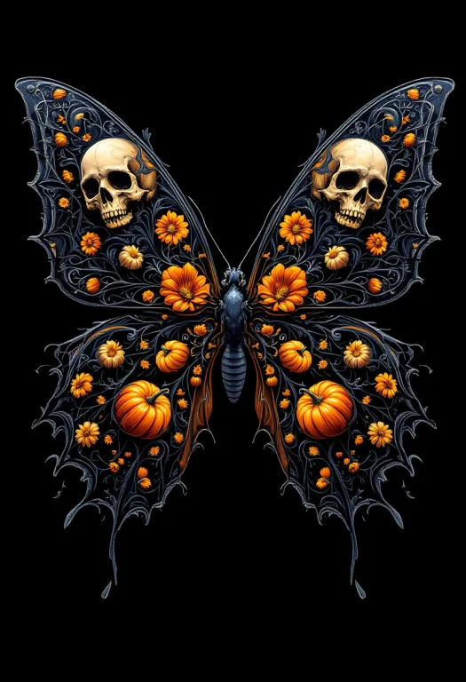 Create A Hyper-stylistic Image Of A Butterfly With Its Wings...