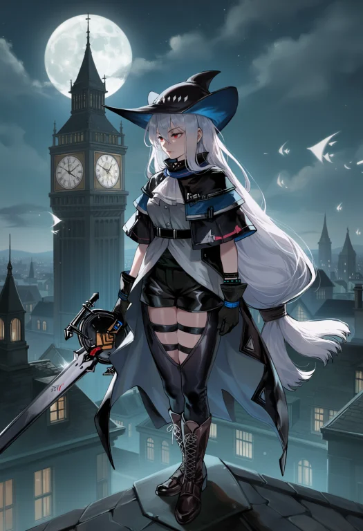 Score7, Score8, Score9, Skadi Arknights, Clock, Tower, Clock...