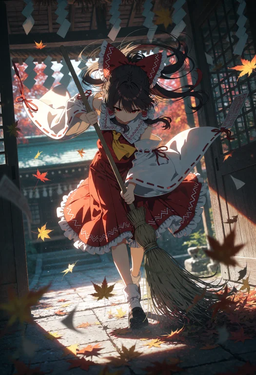Kani2rer, --preview, V0q1d , Hakurei Reimu Sweeps The Stone...