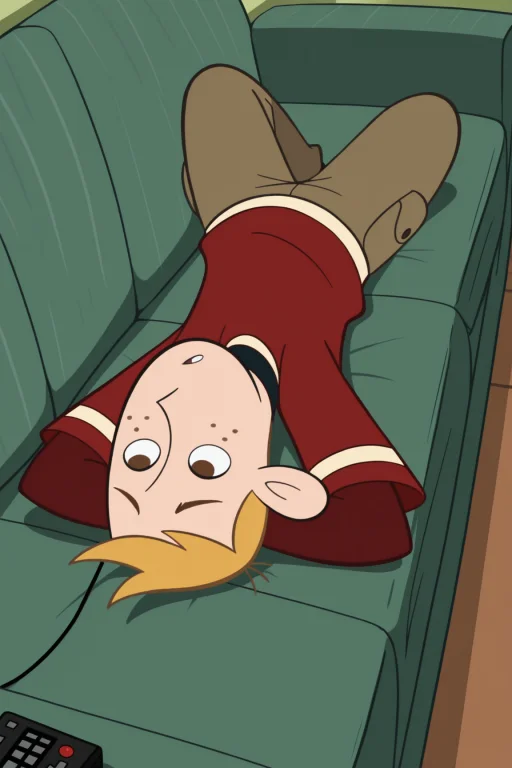 Toonstyle, Ron Stoppable, Blonde Hair, Brown Eyes, Freckles,...