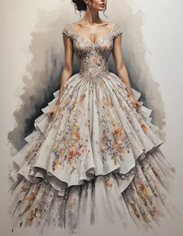 Dress,loraanime Fantasy 20.0,asdxxohnxs. Detailed Painting