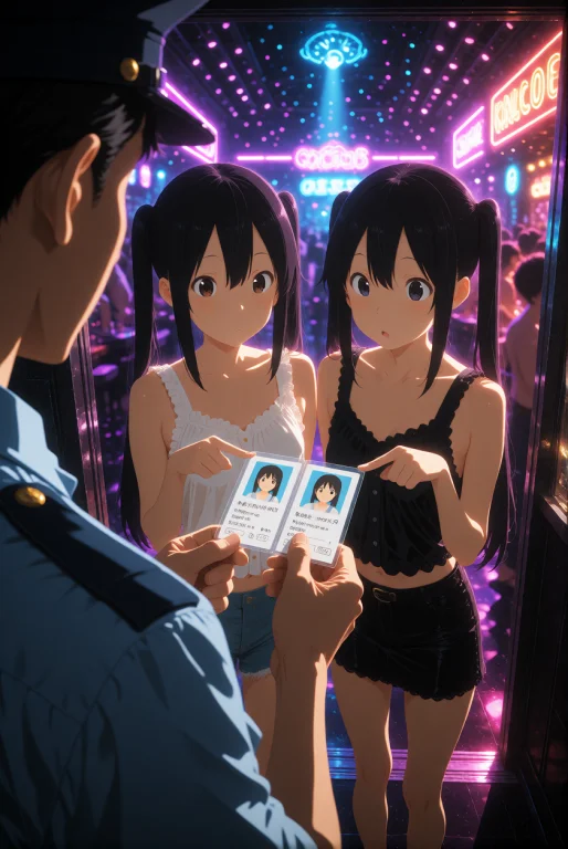 Komorebeams, Azusa Nakano From K-on, Long Straight Black Hai...