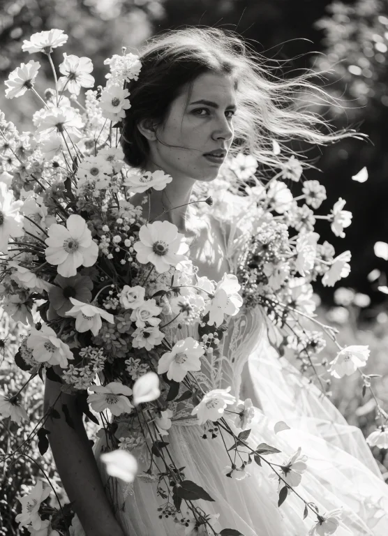 An Extraordinary Fine-art Black-and-white Portrait Of An Ele...